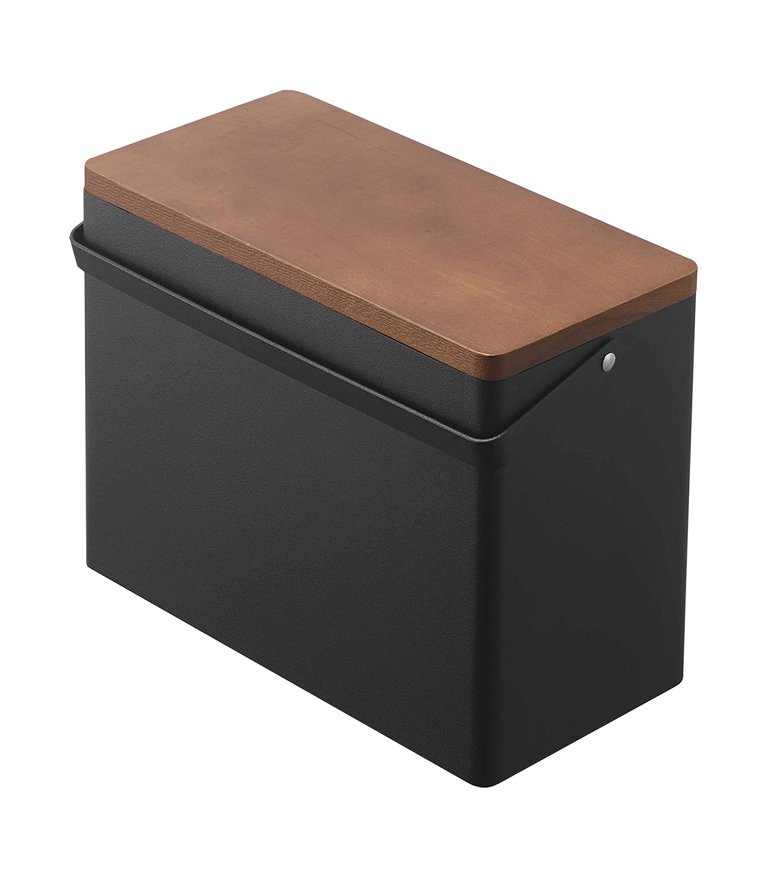 Odds-And-Ends Organizer - Steel + Wood - Black
