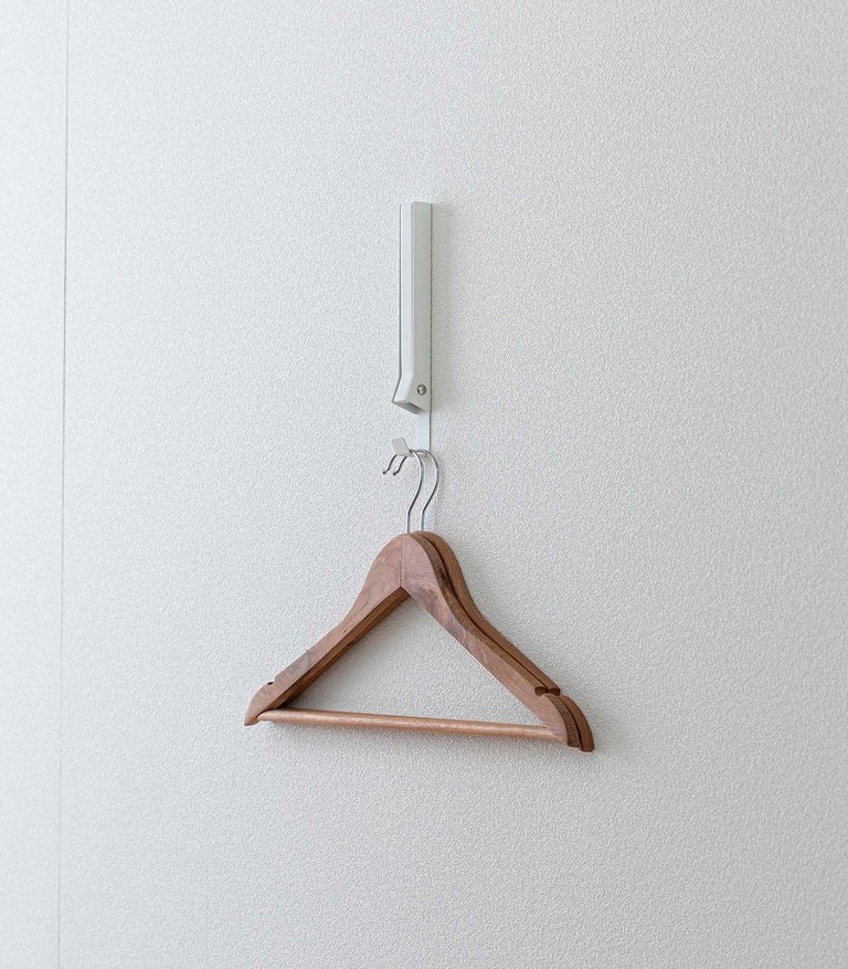 Over-The-Door Hook - Steel - White