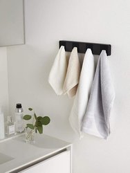 Push Dish Towel Holder - Black