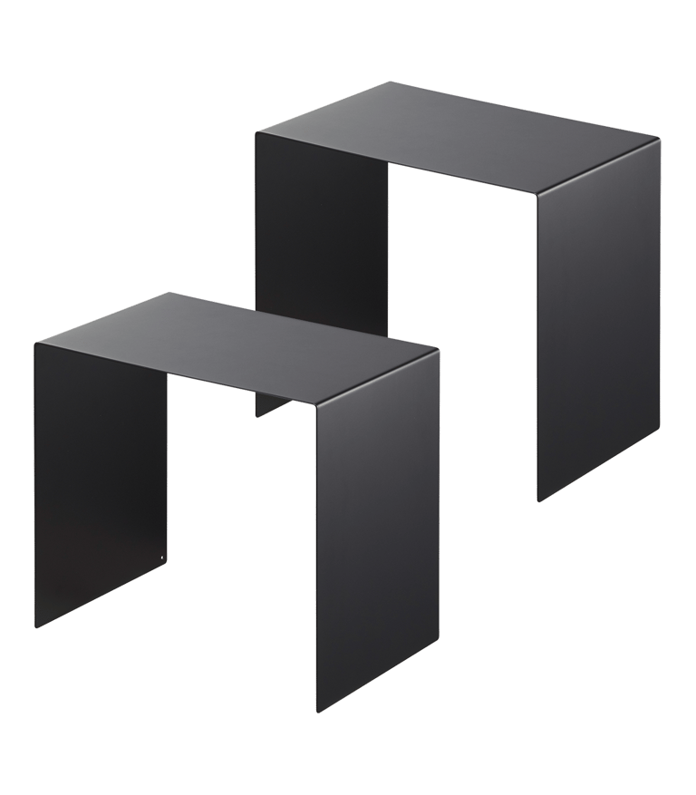 Riser Set Of 2 - Steel - Black