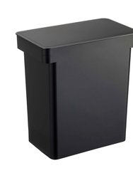 Rolling Airtight Pet Food Container - 25 lbs - Black