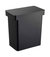 Rolling Airtight Pet Food Container - 25 lbs - Black
