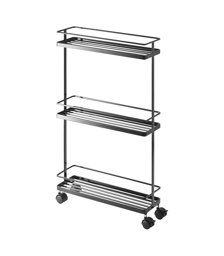 Rolling Cart (26" H) - Steel - Black