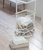 Rolling Laundry Cart Plus Wire Baskets - Steel And Wood