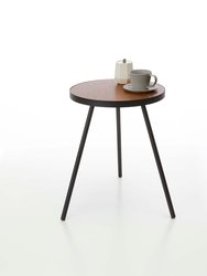 Side Table (20" H) - Steel + Wood