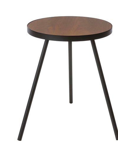 Yamazaki Home Side Table (20" H) - Steel + Wood product