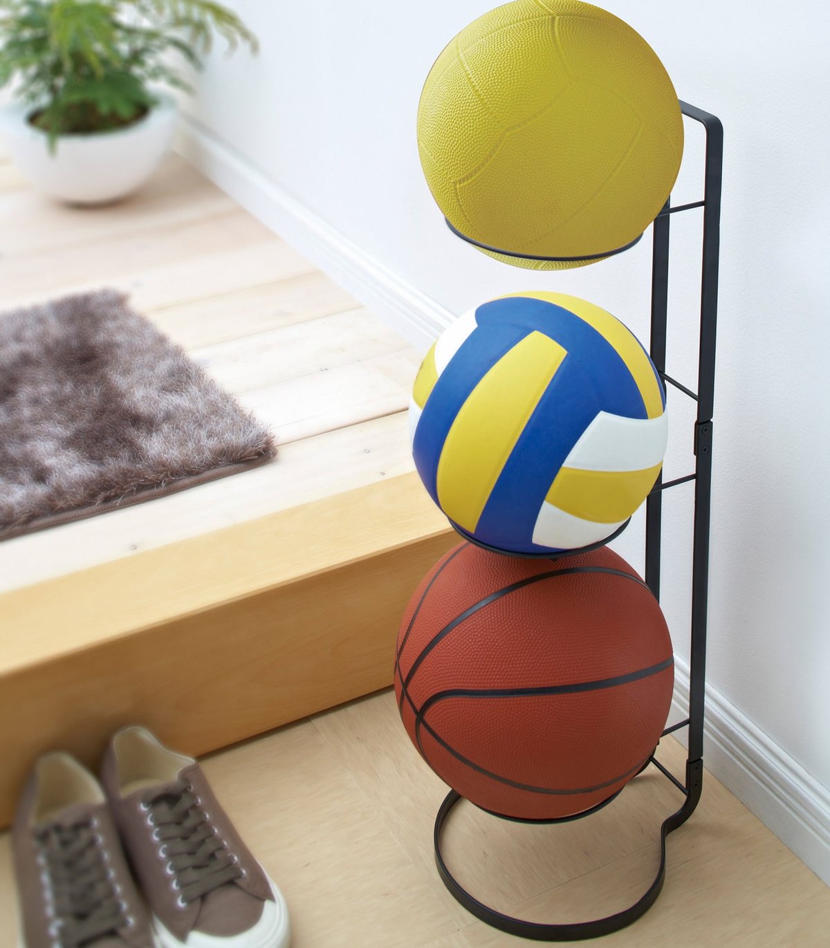 Yamazaki Home Sports Ball Stand Steel Verishop