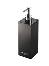 Square Shower Dispenser - Three Styles - Black