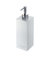 Square Shower Dispenser - Three Styles - White