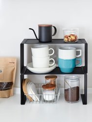 Stackable Countertop Shelf - Two Sizes - Steel