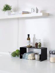 Stackable Countertop Shelf - Two Sizes - Steel