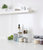 Stackable Countertop Shelf - Two Sizes - Steel - White