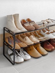 Stackable Shoe Rack (7" H) - Steel