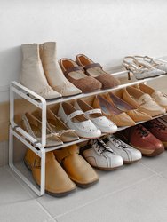 Stackable Shoe Rack (7" H) - Steel