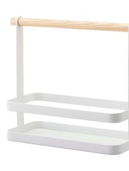 Tabletop Storage Caddy - Steel + Wood