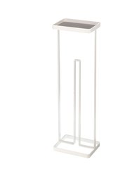 Toilet Paper Stand - Steel - White