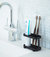 Toothbrush + Toothpaste Stand - Steel