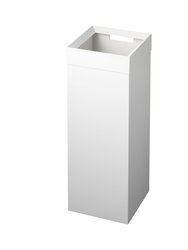 Trash Can - Steel - White