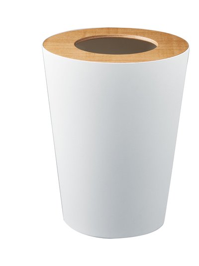 Yamazaki Home Trash Can - Two Styles - Steel + Wood product