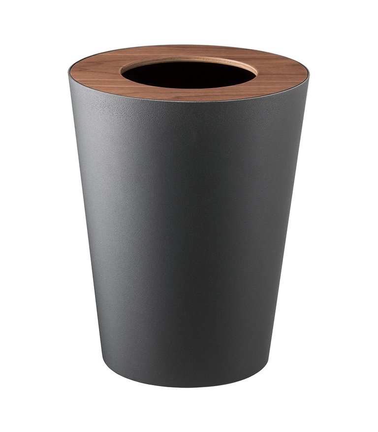 Trash Can - Two Styles - Steel + Wood