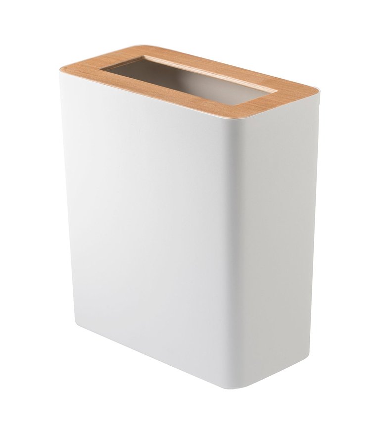 Trash Can - Two Styles - Steel + Wood - Ash 