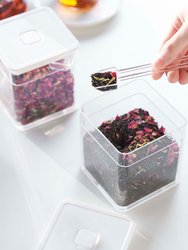 Vacuum-Sealing Food Container With Spoon - Polypropylene - Includes Spoon