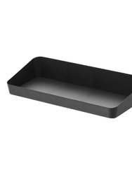 Vanity Tray - Angled - Two Sizes - Steel - Black