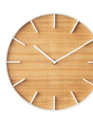Wall Clock - Steel And Wood