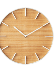 Wall Clock - Steel + Wood - Ash