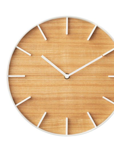 Yamazaki Home Wall Clock - Steel + Wood product