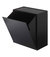 Wall-Mounted Storage Or Trash Bin - Black