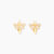 Bee Diamond Earrings - Yellow Gold