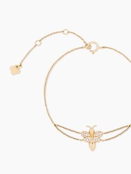 Bee Diamond Bracelet - 18K Gold