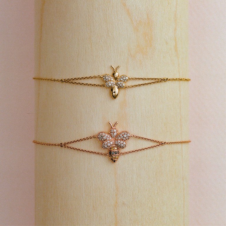 Bee Diamond Bracelet