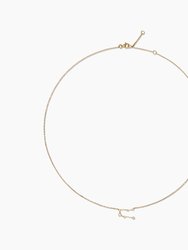 Constellation Diamond Gemini Necklace - Gold