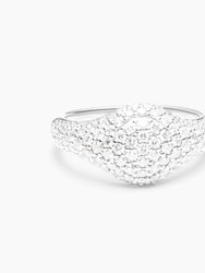 Dome Diamond Ring - White