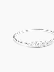 Dome Mini Diamond Ring - White