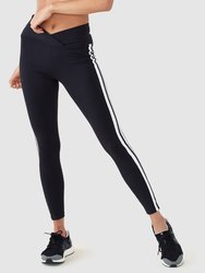 Racer Legging - Black-White