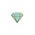 El Diamante Lapel Pin - Azul