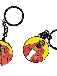 No/Yes Drake Keychain - Red
