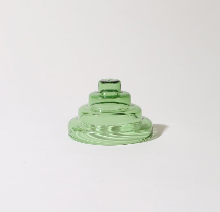 Glass Incense Holder - Verde