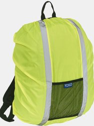 Rucksack / Backpack Visibility Enhancing Cover (Hi-Vis Yellow)