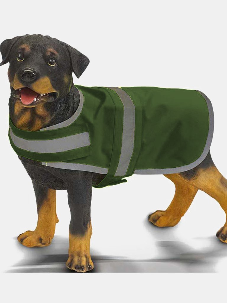 Yoko Hi-Vis Dogs Vest (Green) (M)