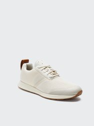 The Henry Runner Mesh Shoe - Bone White