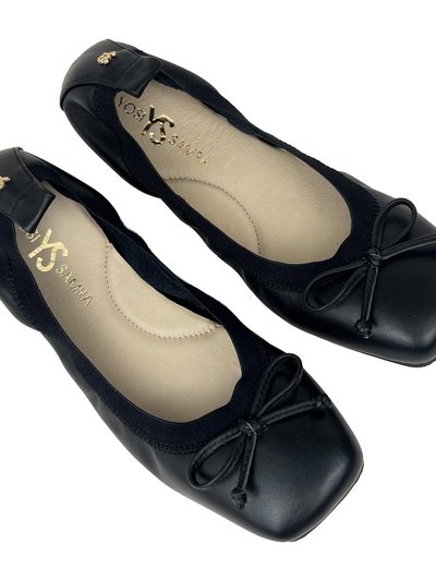 Yosi Samra Caroline Ballet Flat In Black Leather product