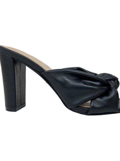 Yosi Samra Hazel Knotted Dress Sandal In Black Leather product