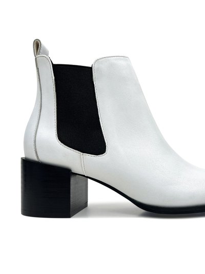 Yosi Samra Melissa Chelsea Boot In White Leather product
