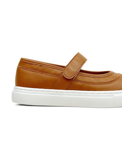 Yosi Samra Miss Adeline Slip-On In Chestnut - Kids product