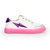 Miss Bolt Sneaker In Purple & Neon Pink - Kids - Neon Pink
