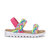 Miss Bradie Rope Sandal In Multi - Kids - Pink Multi